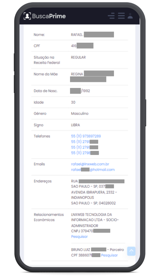 BuscaPrime Dashboard